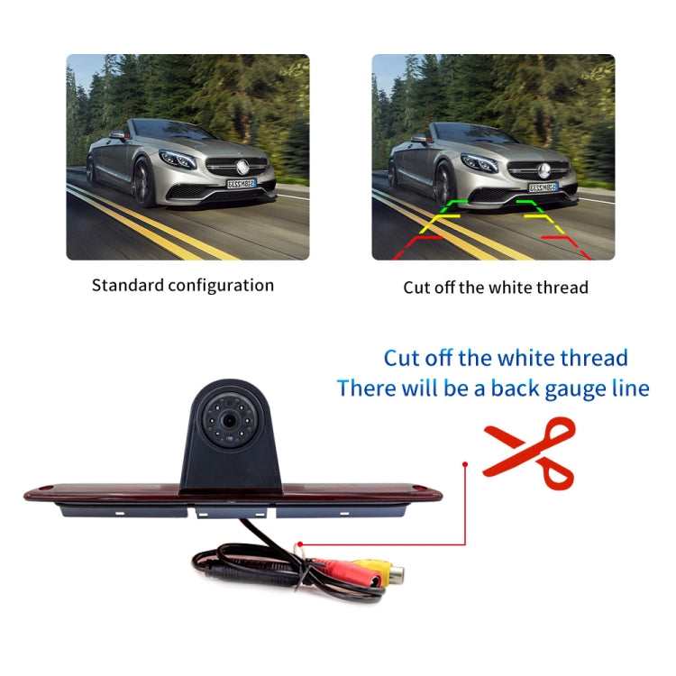 PZ461 Car Waterproof High Position Tail Light Brake Light View Camera + 7 inch Rearview Monitor for Mercedes Benz / Volkswagen, PZ461 + 7 inch Rearview Monitor PZ461 Car Waterproof High Position Tail Light Brake Light View Camera + 7 inch Rearview Monitor for Mercedes Benz / Volkswagen, PZ461 + 7 inch Rearview Monitor